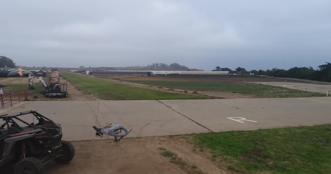 Annular wing, landing